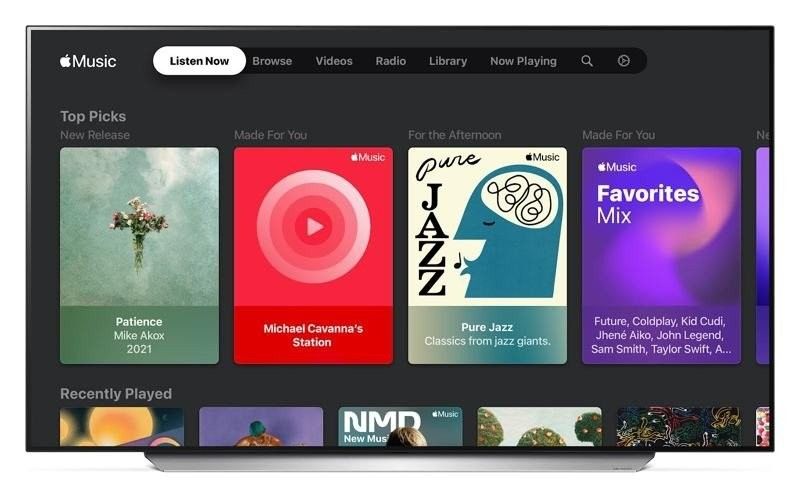LG Smart TV Apple Music