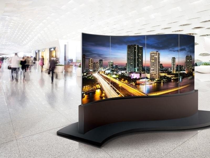 LG Double Sided Curved Tiling