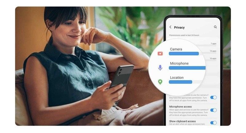 Samsung One UI 4 / Privacy