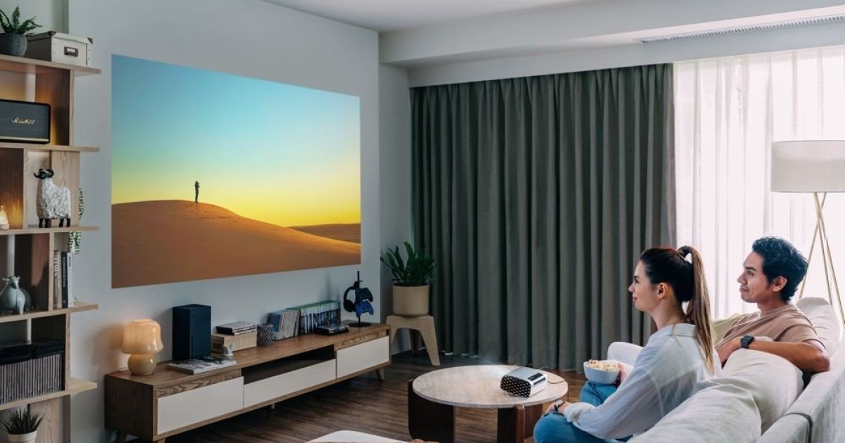 Filmvorführung bei Tageslicht