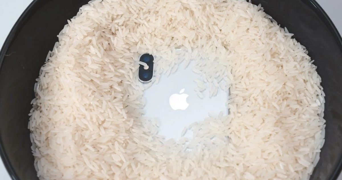 iPhoneが濡れていますか？ リンゴが米離れを警告！