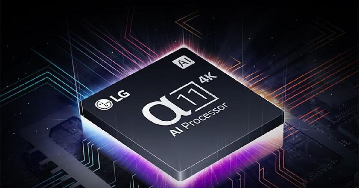 これはLGテレビの新しいAIプロセッサです