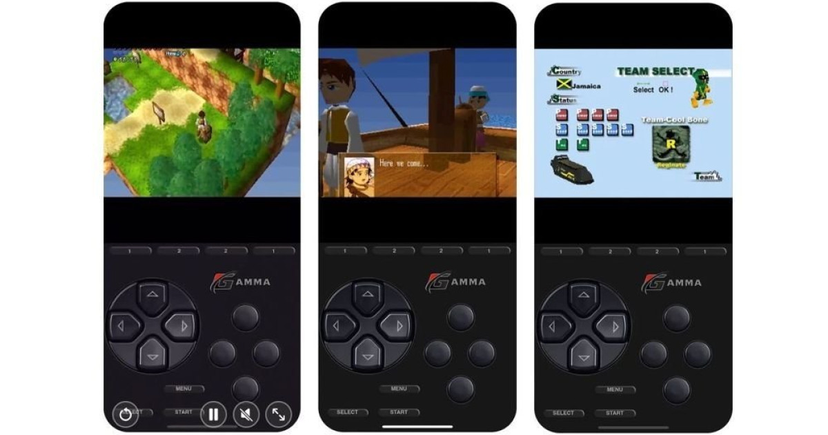 Gamma エミュレータで PS1 ゲームが iPhone や iPad に登場！