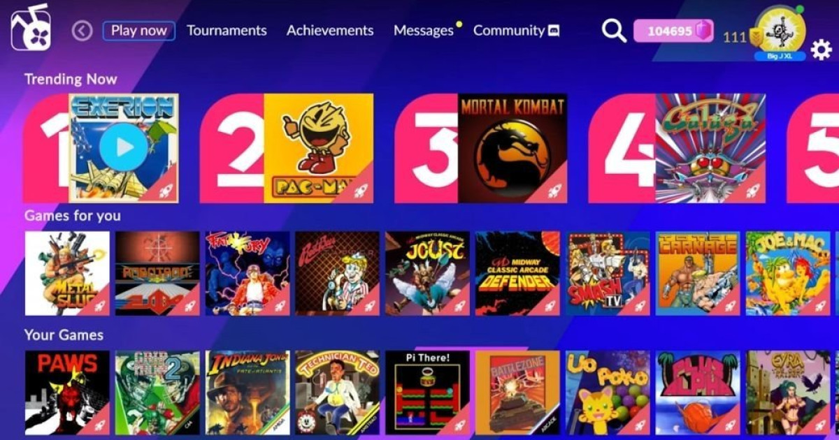 Antstream Arcade は 9 月 6 日より 1,300 以上のレトロ ゲームを PlayStation に提供します。
