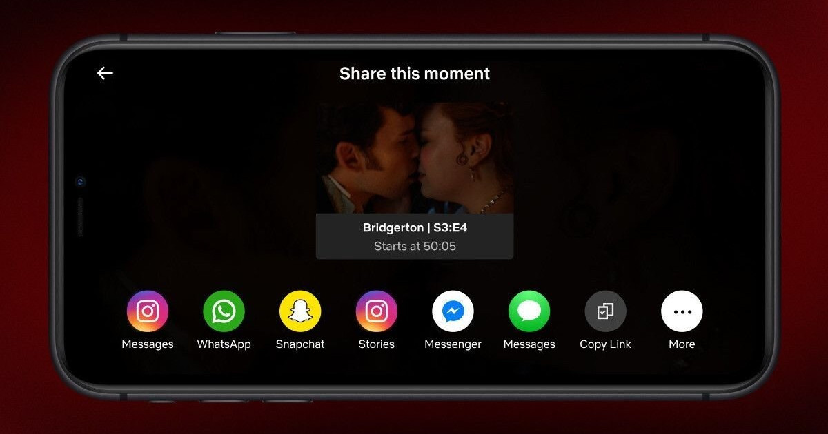 お気に入りのシーンを共有するNetflixの新機能