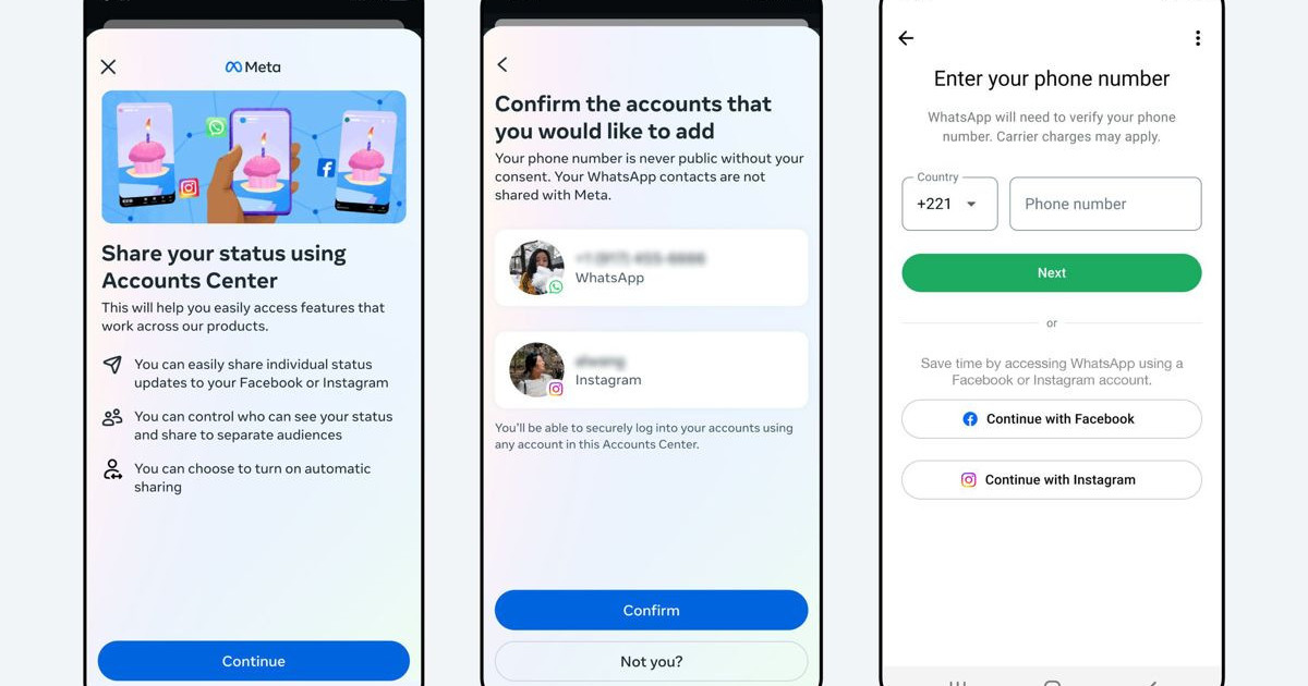 Η Meta συνδέει τα Status Updates του WhatsApp με Instagram και Facebook