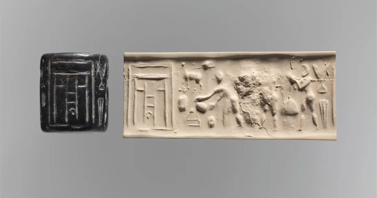 世界初の文字体系は6000年前の円筒印章と結びついている！
