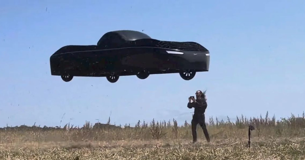 別の車を越えて最初の飛行都市電気自動車を見てください！ [Video]