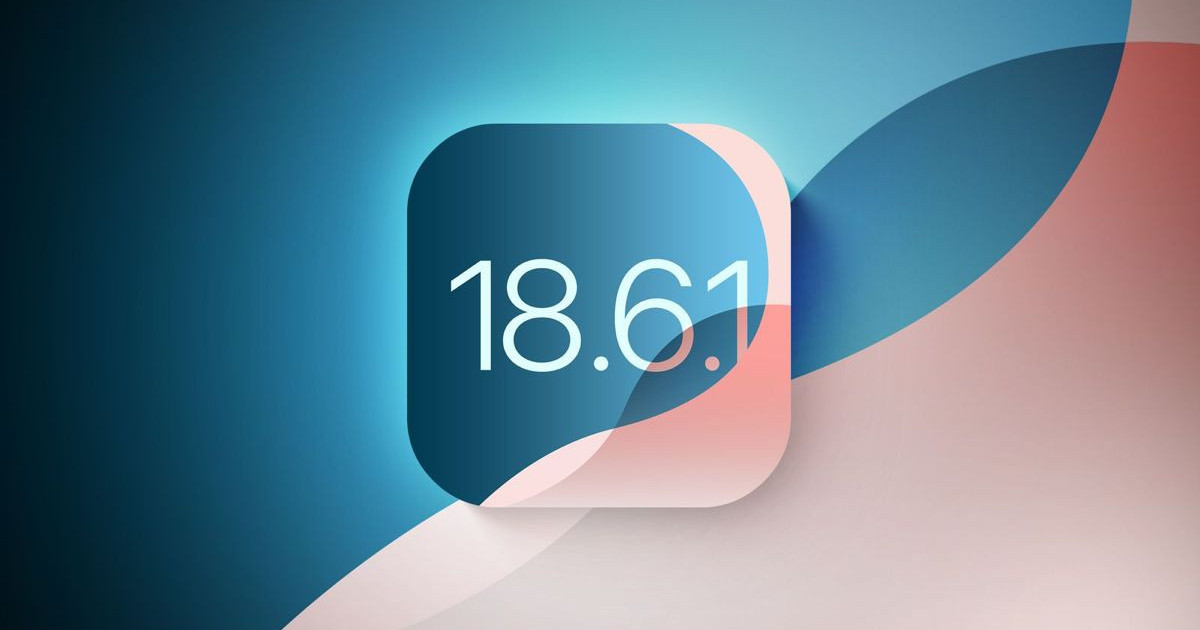 iOS 18.6.1およびWatchos 11.6.1は今日から入手可能です
