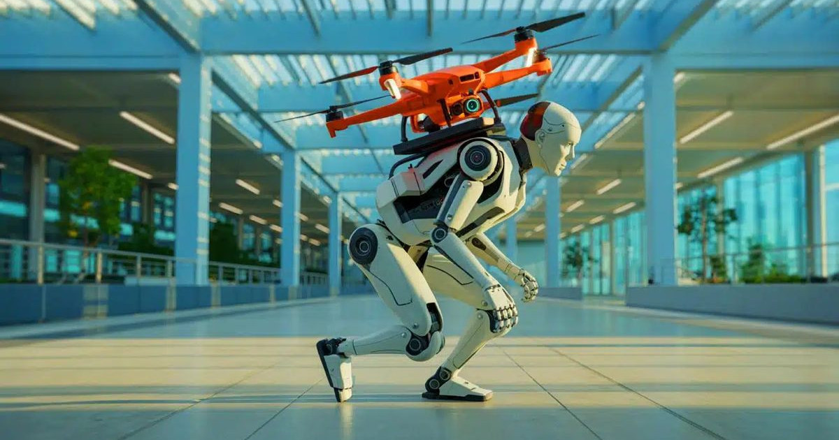歩いたり、転がったり、飛んだりするロボット