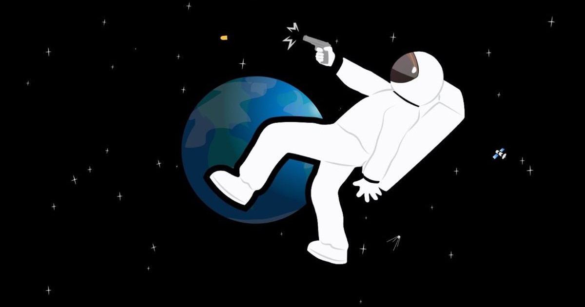 宇宙に武器を発射した場合はどうなりますか