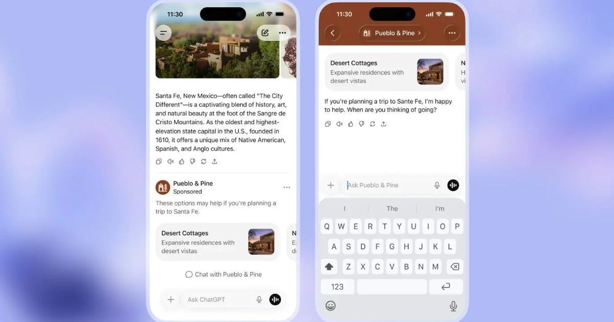 ChatGPT には Free パッケージと Go パッケージの広告が「蔓延」しています