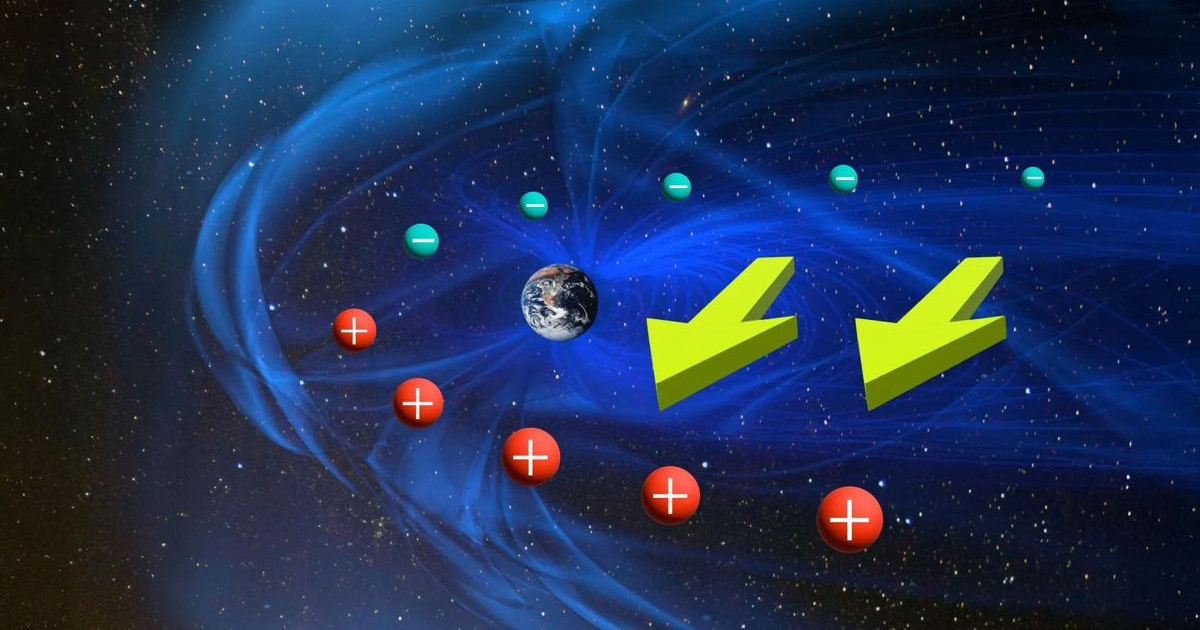 惑星の電場は…逆さまです