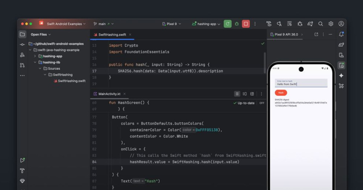 Apple のプログラミング言語が Android の世界へ大きな一歩を踏み出す