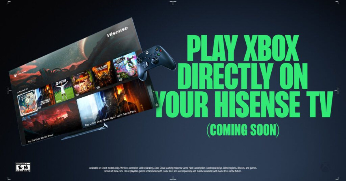 Xbox クラウド ゲーミングがハイセンスのテレビに登場