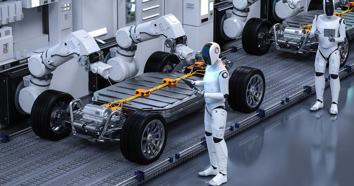 中国の「暗い」工場では76秒に1台の車が！
