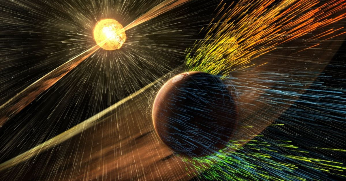 大規模な太陽嵐が火星の大気にどのような影響を与えたのか