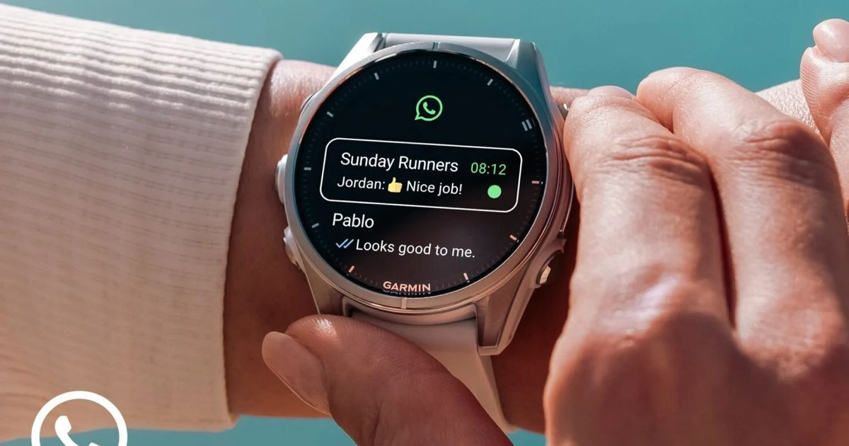 WhatsApp が Garmin スマートウォッチに登場