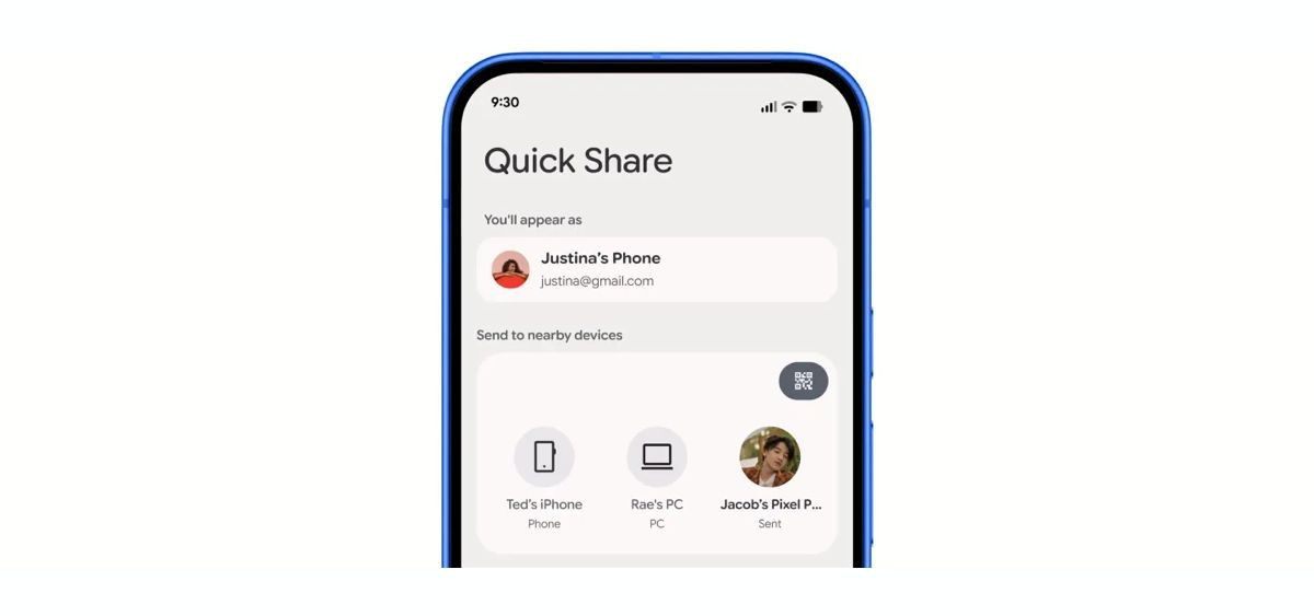 Google Quick Share: Ασφαλής αποστολή αρχείων στο iOS με σκανάρισμα QR Code