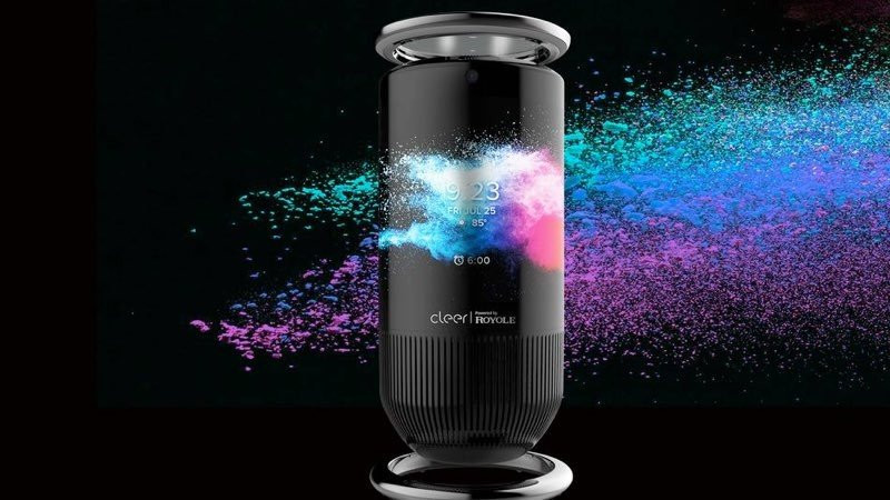 Royole Mirage Smart Speaker: Έξυπνο ηχείο με τυλιγμένη εύκαμπτη οθόνη AMOLED [CES 2020] 1