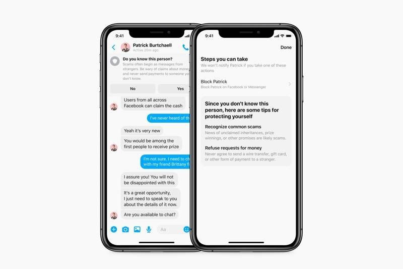 Facebook Messenger: Θα εμφανίζει προειδοποιήσεις για ψεύτικους χρήστες και απάτες