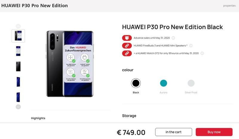 Huawei P30 Pro New Edition: Επίσημα με νέο χρώμα και Google Mobile Services