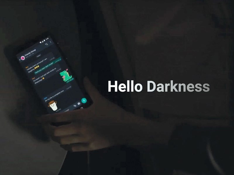 WhatsApp: Διαθέσιμο το dark mode για συσκευές Android και iOS