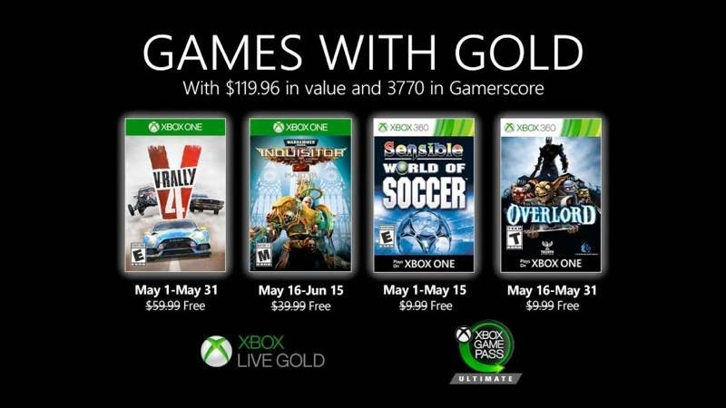 Αυτά είναι τα δωρεάν παιχνίδια για το Μάιο σε Xbox Live Gold και Xbox Game Pass Ultimate 1
