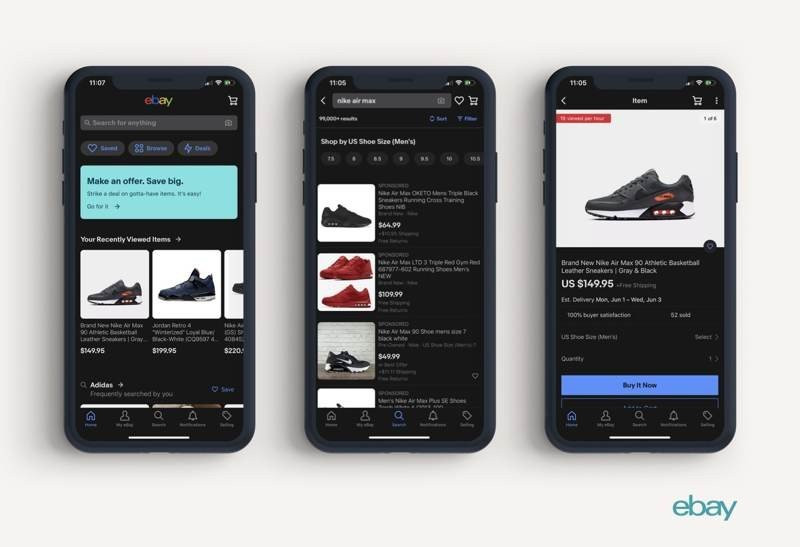 Το Dark Mode διαθέσιμο στα Native Apps της eBay