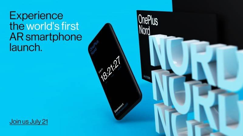 OnePlus Nord: Επίσημη η AR παρουσίαση στις 21 Ιουλίου 2020