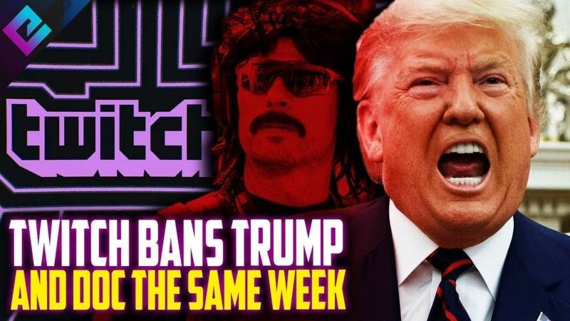 Twitch: Μετά τον Dr. Disrespect, μπλοκάρει και τον Donald Trump