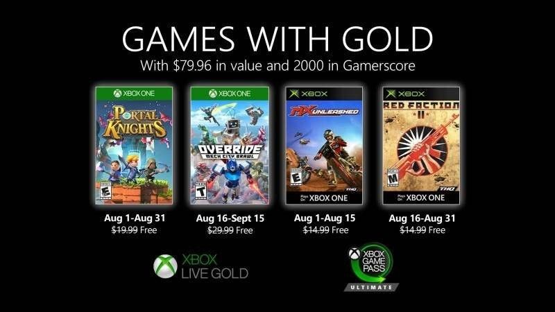 Αυτά είναι τα δωρεάν παιχνίδια που έρχονται τον Αύγουστο σε Xbox Live Gold και Xbox Game Pass Ultimate 1