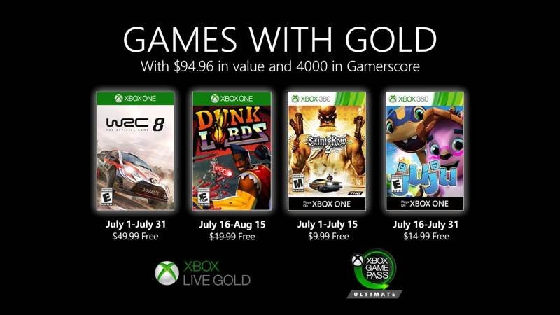 Τα δωρεάν παιχνίδια του Ιουλίου για τα Xbox Live και Game Pass Ultimate