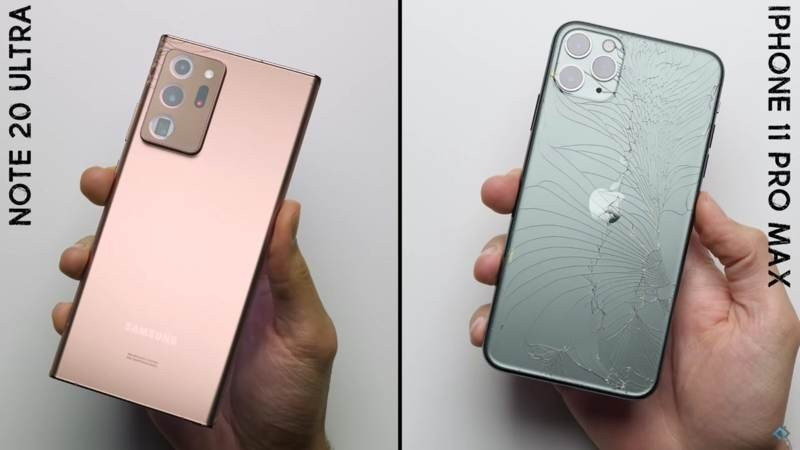 Samsung Galaxy Note20 Ultra: Τρομερά ανθεκτικό, υπερνικά το iPhone 11 Pro Max