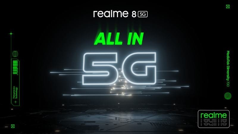 realme 8 5G: Με 5G επεξεργαστή και δυναμικό σχεδιασμό realme 8 5G: Με 5G επεξεργαστή και δυναμικό σχεδιασμό