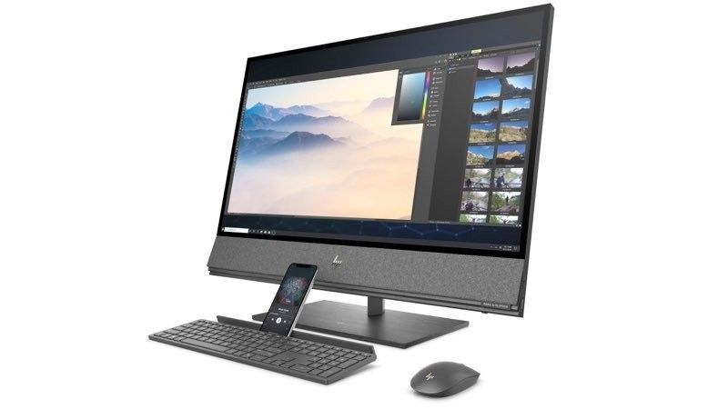 HP Envy 32 AiO: Οθόνη 31.5'' 4K, γραφικά RTX 2080 και βάση - ασύρματος φορτιστής [CES 2020]