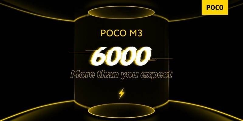 POCO M3: Αποκαλυπτήρια αύριο με οθόνη 6.53'', Snapdragon 662 και μπαταρία 6000mAh