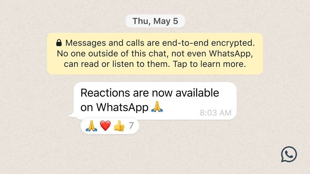 WhatsApp: Λανσάρονται τα reactions από σήμερα