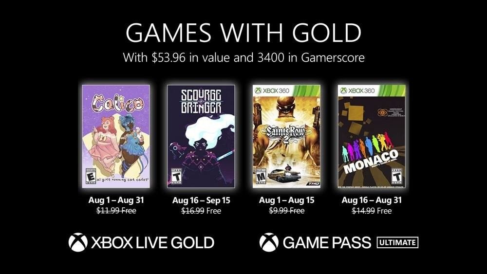 Games with Gold: Τα δωρεάν Xbox παιχνίδια για τον Αύγουστο