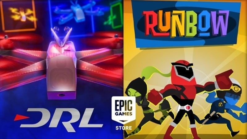 Runbow και The Drone Racing League Simulator διαθέσιμα δωρεάν στο Epic Games Store