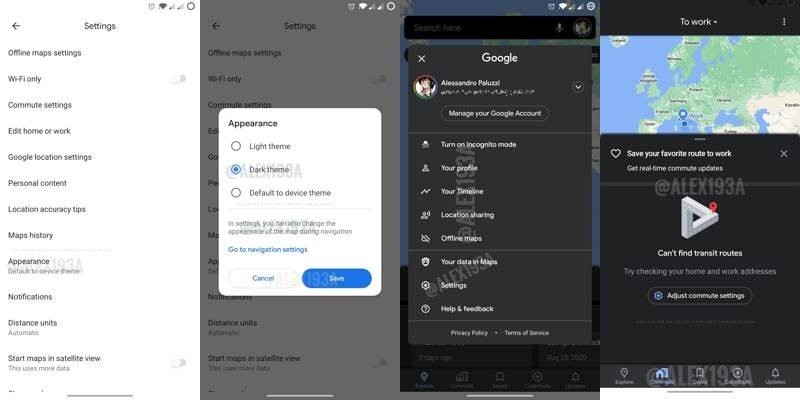 Google Maps: Επίσημη ανακοίνωση για το dark mode Google Maps: Επίσημη ανακοίνωση για το dark mode