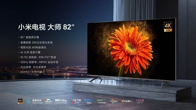 Xiaomi Mi TV Master / Extreme Edition: Επίσημα οι πρώτες Mini LED τηλεοράσεις 82'' της εταιρείας Xiaomi Mi TV Master / Extreme Edition: Επίσημα οι πρώτες Mini LED τηλεοράσεις 82'' της εταιρείας