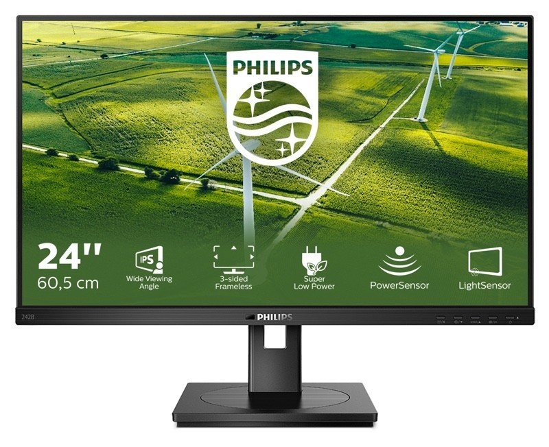 Philips 242B1G: Η νέα «πράσινη» επαγγελματική οθόνη στα €209 Philips 242B1G: Η νέα «πράσινη» επαγγελματική οθόνη στα €209