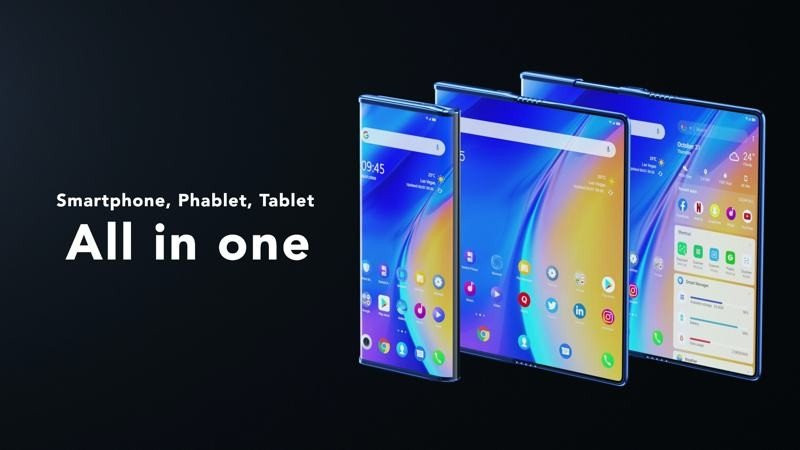 TCL Fold 'n Roll: Ένα concept smartphone με foldable και rollable οθόνη TCL Fold 'n Roll: Ένα concept smartphone με foldable και rollable οθόνη