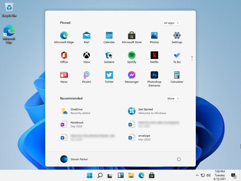 Windows 11: Τα πρώτα screenshots για τη νέα taskbar και το Start Menu [Update]