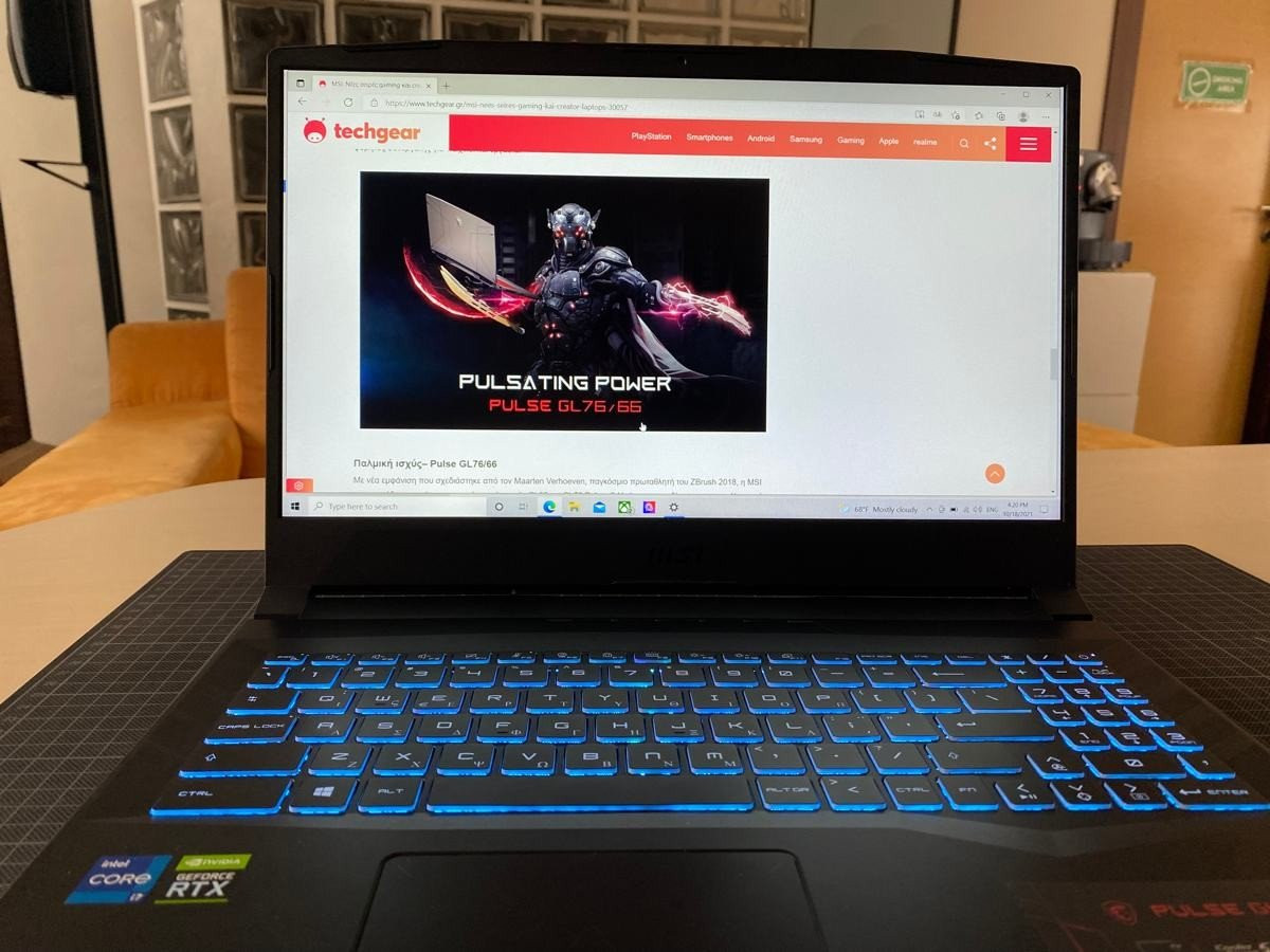 MSI Pulse GL66: Ένα gaming laptop για τον μέσο gamer MSI Pulse GL66: Ένα gaming laptop για τον μέσο gamer