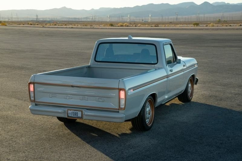 Ford F-100 Eluminator: Ένα ηλεκτροκίνητο φορτηγάκι με αισθητική '70s Ford F-100 Eluminator: Ένα ηλεκτροκίνητο φορτηγάκι με αισθητική '70s