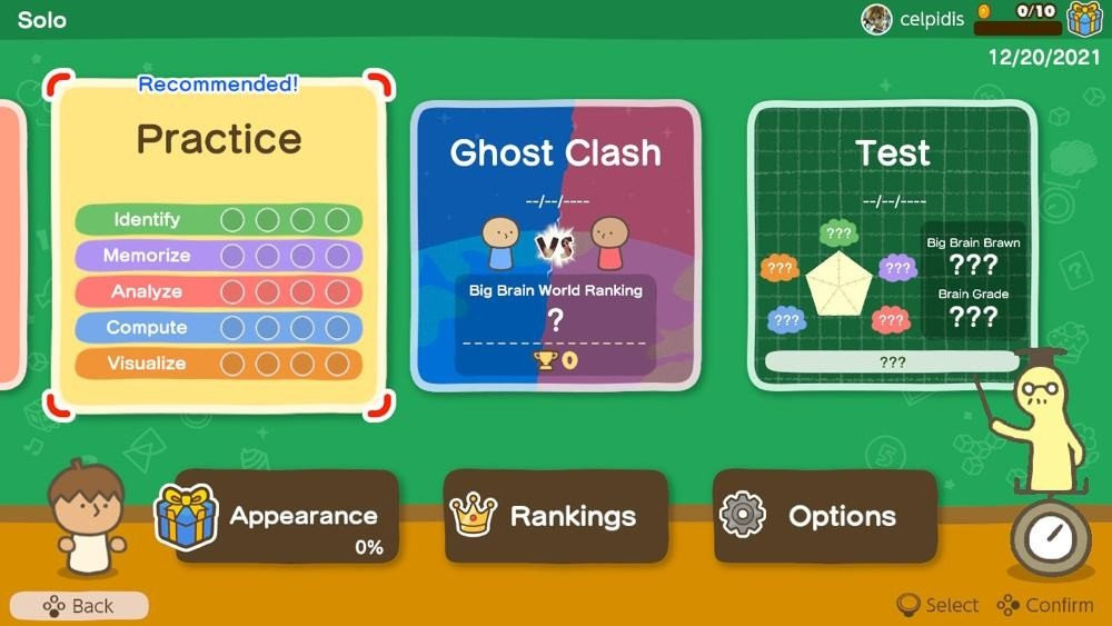 Big Brain Academy: Brain vs Brain Review Big Brain Academy: Brain vs Brain Review