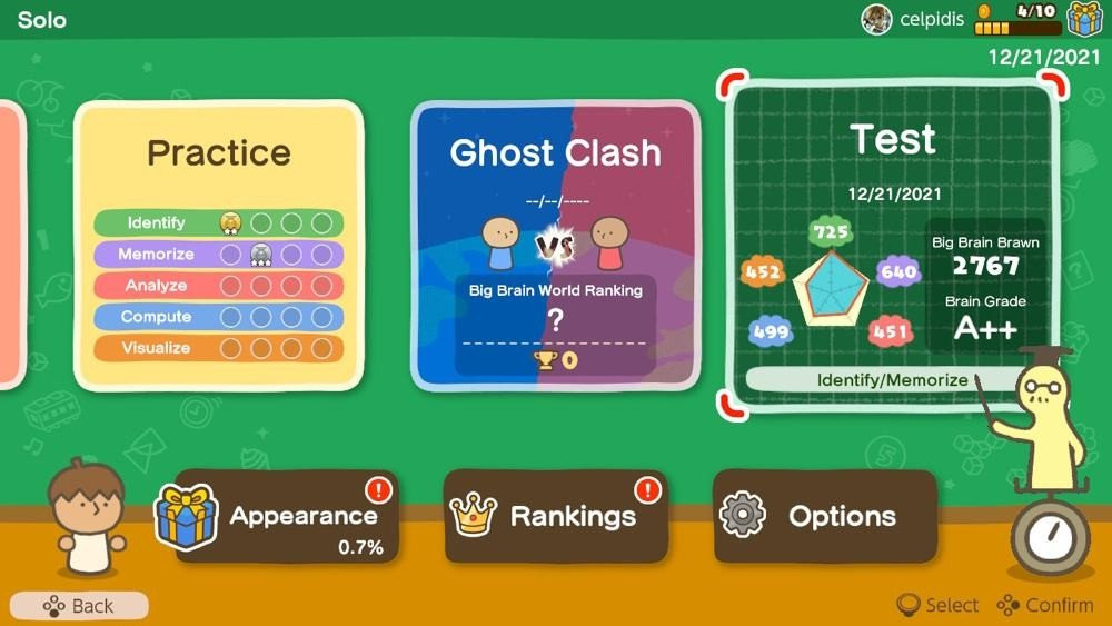 Big Brain Academy: Brain vs Brain Review Big Brain Academy: Brain vs Brain Review