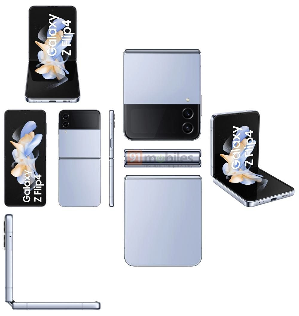 Samsung Galaxy Z Fold4 και Galaxy Z Flip4 σε νέα αποκαλυπτικά renders Samsung Galaxy Z Fold4 και Galaxy Z Flip4 σε νέα αποκαλυπτικά renders